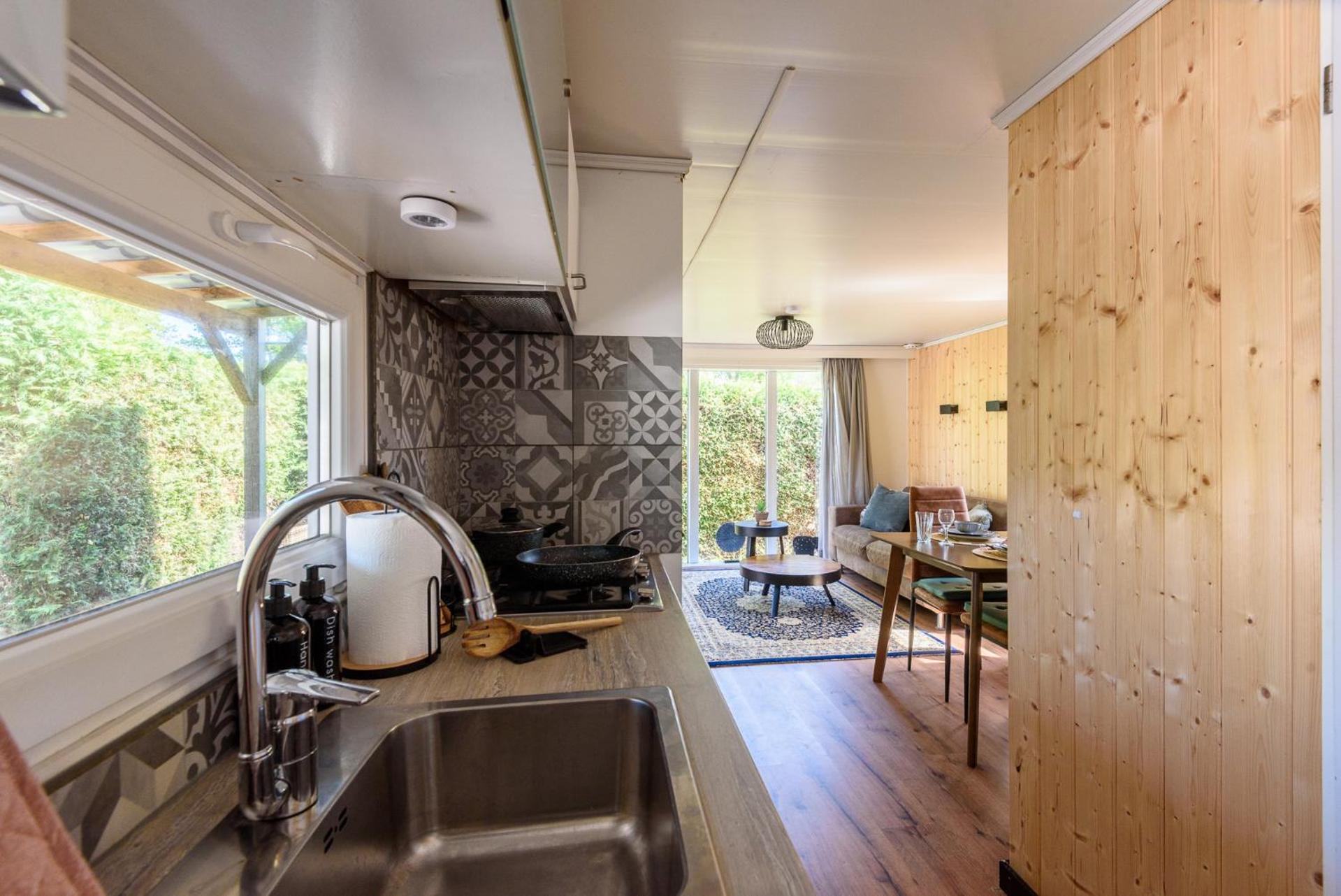 Chalet Op Rustig Park Op De Veluwe Пюттен Экстерьер фото